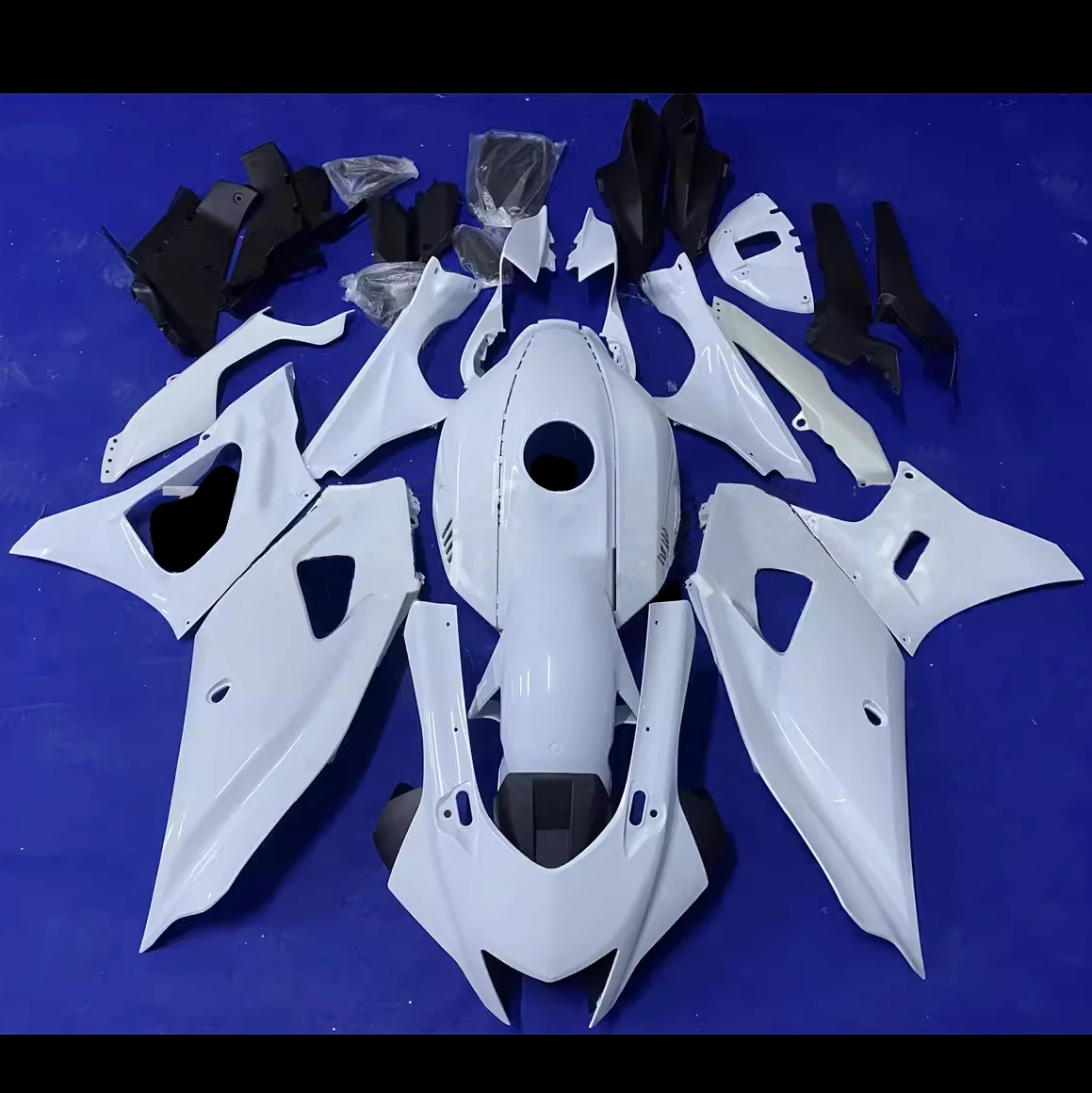 

Unpainted White Pre-drilled ABS Injection Fairing Kit Bodywork for YAMAHA YZF R7 2022-2023 22 23