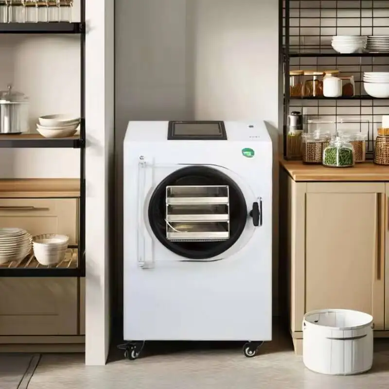 

Fruit Food Mini Lyophilizer Drying Lab Coffee Freeze Machine Dried Dehydrator Vacuum Dryer Equipment For Sale