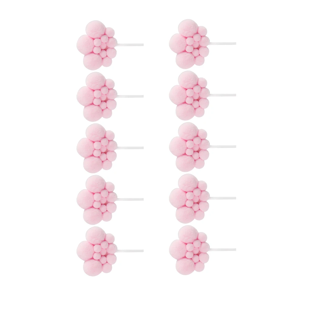 

10Pcs Cloud Shape Cake Toppers Premium Material Cute Dessert Picks Creative Cake Decoration for Birthday Wedding Party Home