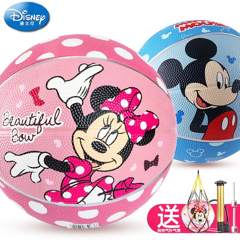 Disney animation peripheral cartoon Mickey Minnie Basketball Kindergarten Special Cartoon Cute Pat Basketball Children's Toy