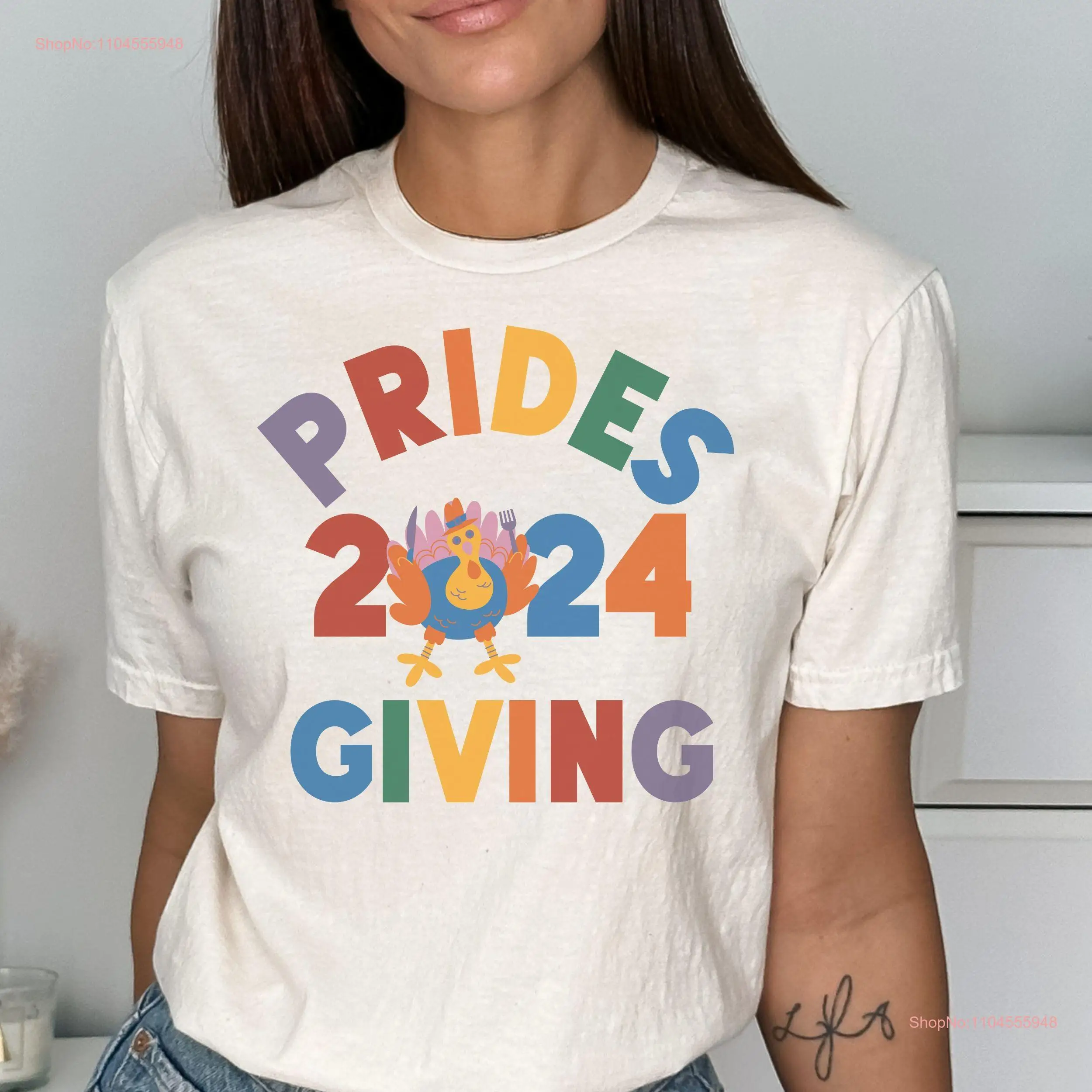 Camiseta del grupo de Acción de Gracias, amigo de Acción de Gracias, fiesta de cena a juego, mejores amigos, orgullo del arco iris