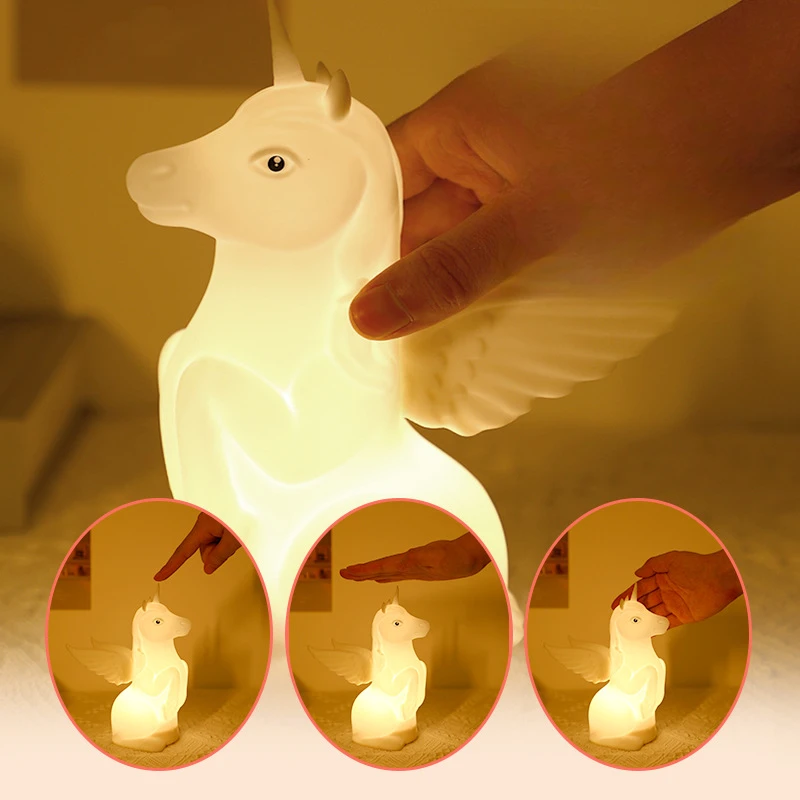 Gift Unicorn New Unique Silicone Remote Control Night Light