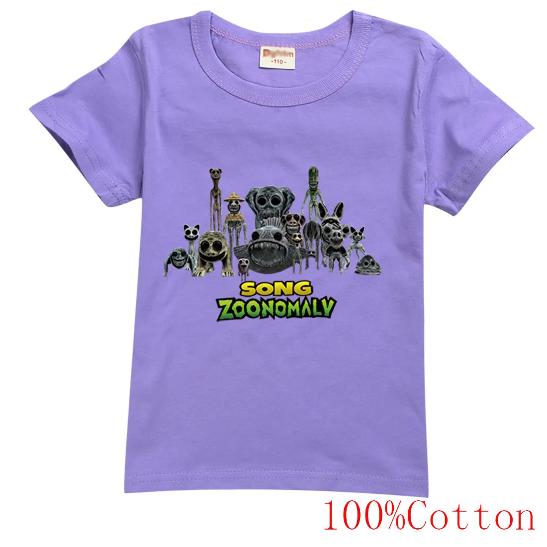 

Game Zoonomaly T Shirt Kids Cartoon Print T-Shirts Children's Clothing Girls Tshirt Baby Boy Clothes Summer Cotton Kawaii Top