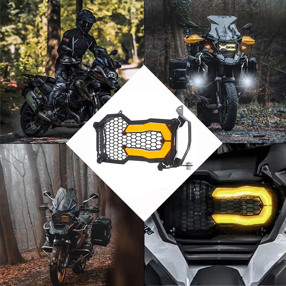 NEW Motorcycle Headlight Protector Grille Guard Cover Protection Grill For BMW R1200GS R1250GS LC Adventure R 1200 GS R1250 GS