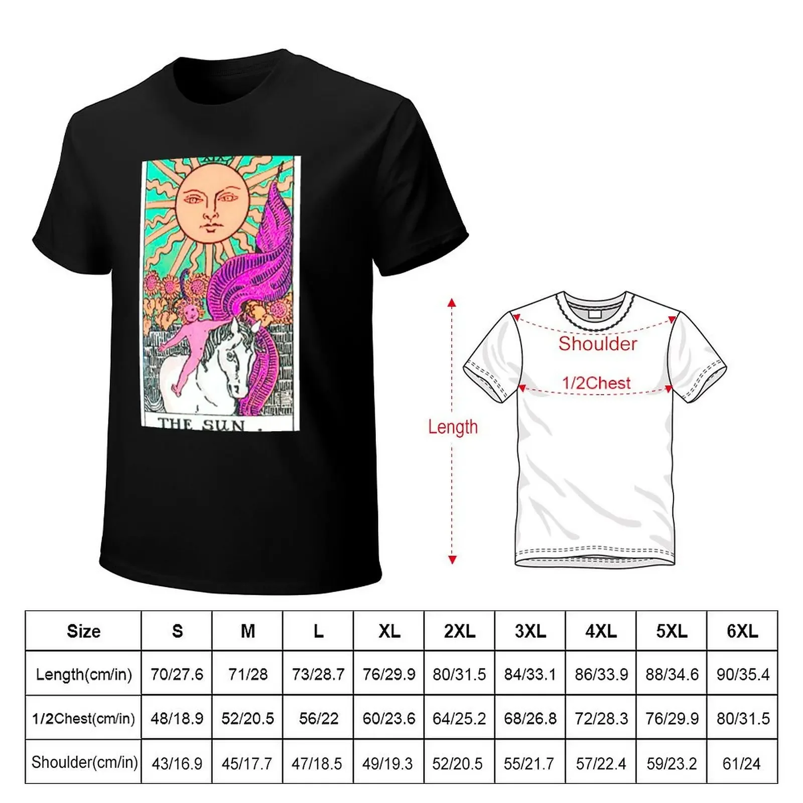 The Sun Tarot TWISTED T-Shirt graphic t shirts graphic t shirt vintage animal prinfor boys sports fans men t shirts high quality