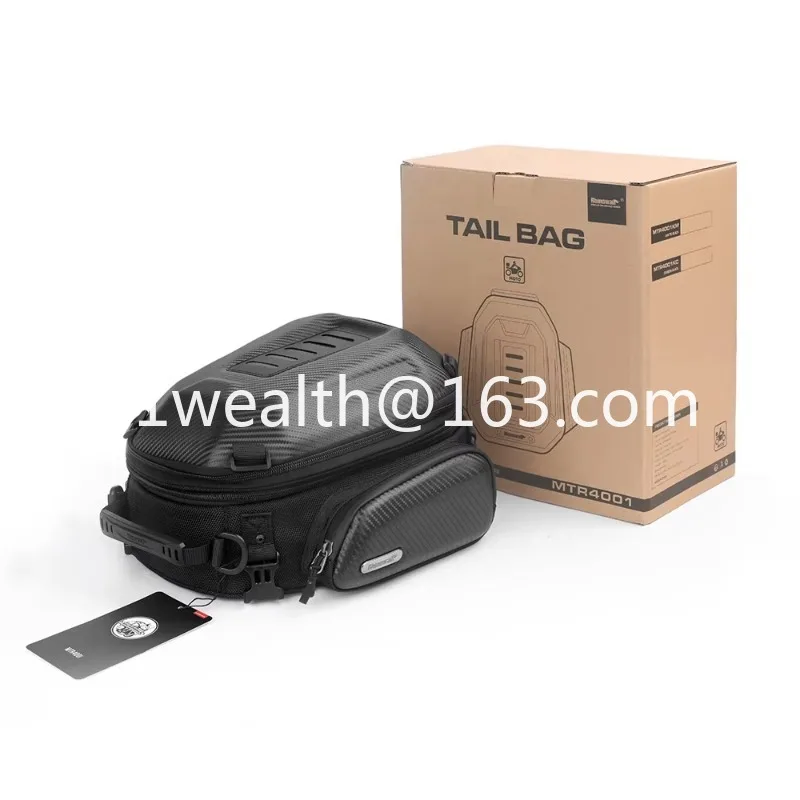 12-18L expandable bicycle saddle tail seat travel bag hard shell scooter motorcycle tail bag