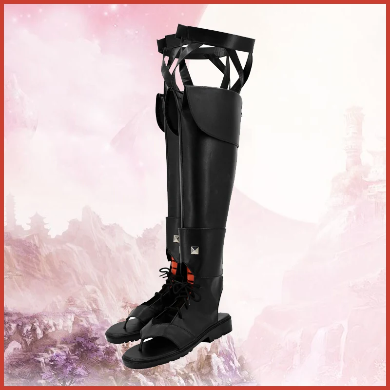 FF14 FINAL FANTASY XIV Minfilia Warde คอสเพลย์เกมรองเท้าฮาโลวีนเครื่องแต่งกายอุปกรณ์เสริมที่กําหนดเองรองเท้า