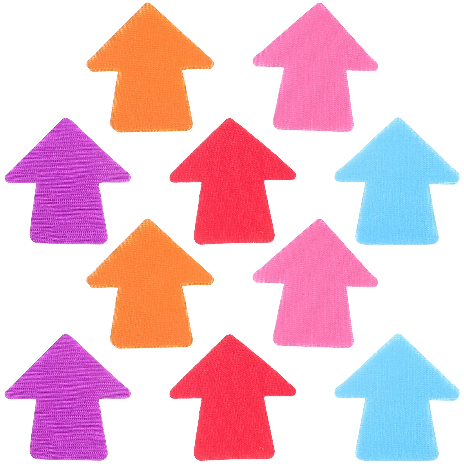 

20Pcs Arrow Shape Carpet Markers Colorful Non Slip Carpet Spot Markers for Kindergarten Classroom Agility Training Sports