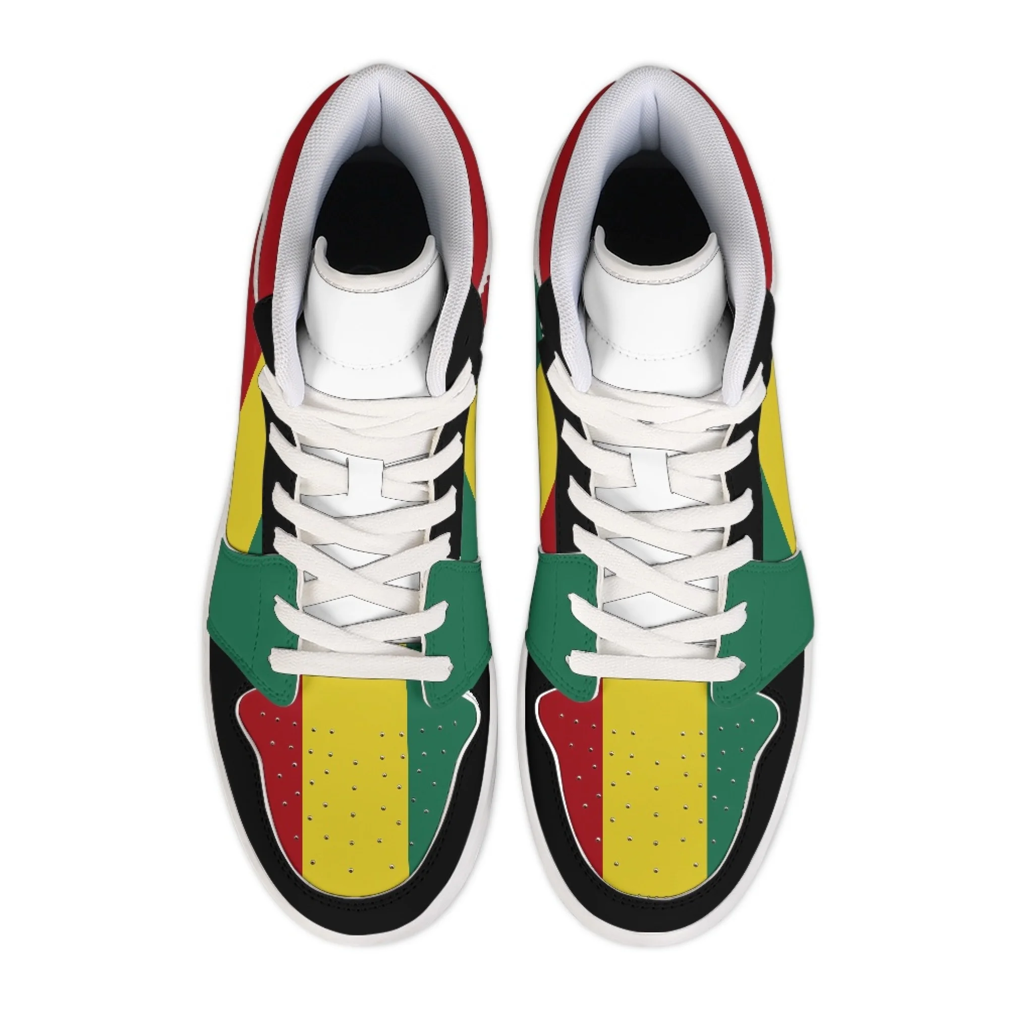 Ethiopian flag Lion of Judah Casual Basketball Shoes High Top Comfortable Breathable 3D Print Men Women Sneakers