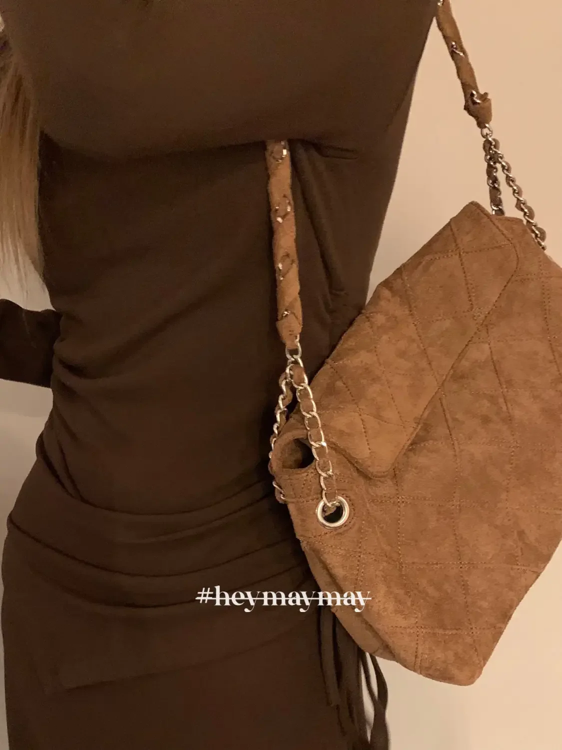 Miyagawa Suede Chain Underarm Bag 2023 New High Capacity Designder Bag Vintage Elegant Women Shoulder Bag