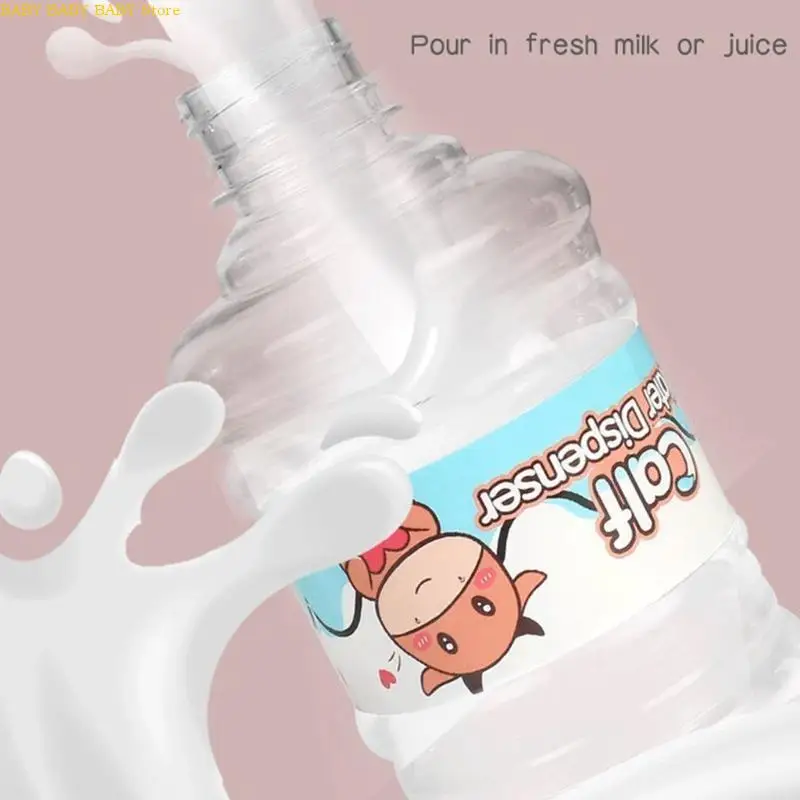 Q81a ดื่มน้ำพุสำหรับน้ำผลไม้น้ำนมการ์ตูนน่องของเล่น