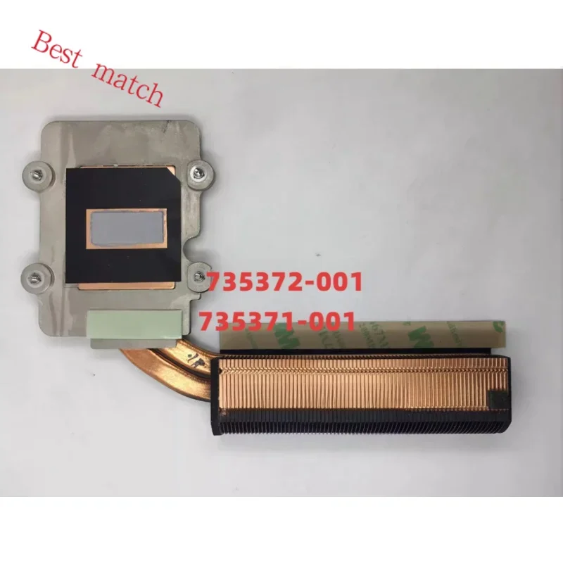 New ZBOOK 17 Laptop For HP ZBOOK17 735372-001 735371-001 CPU Heatsink 2 Heatpipes Cooler Heatsink heat pipe