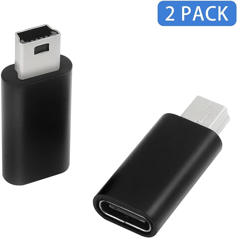 Переходник с USB C на Mini USB 2,0, переходник с Type C «Мама» на Mini USB «папа», переходник для Gopro, MP3-плееров, видеорегистраторов