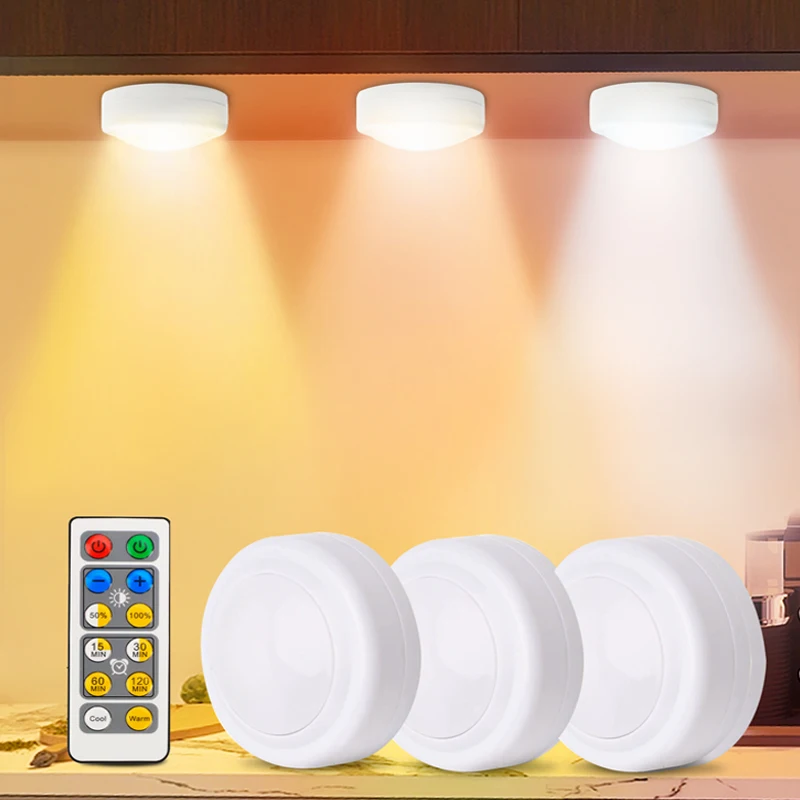LED Three Color Temperature Night Light Touch Dimmable Adjustable Brightness Wardrobe Cabinet Kitchen Showroom Ice Hockey Light