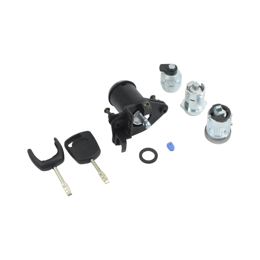 For Ford For Fiesta V 2001 2008 Ignition Lock Kit Including Door Lock Trunk Lid Lock with 2 Keys OEM Part 1479660 2S61A22050BM