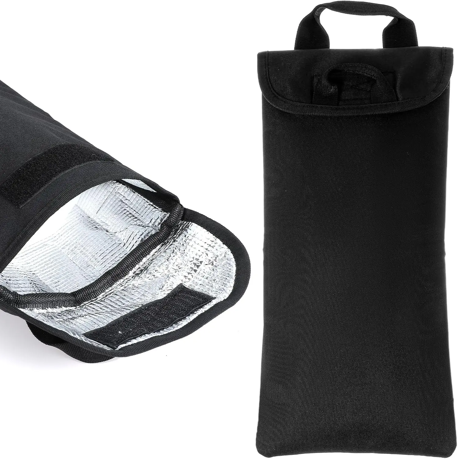 Black Insulated Water Bladder Bag, 3L Hydration Bladder Insulation Sleeve for Water Storage Bladders, Durable Oxford Cloth Water