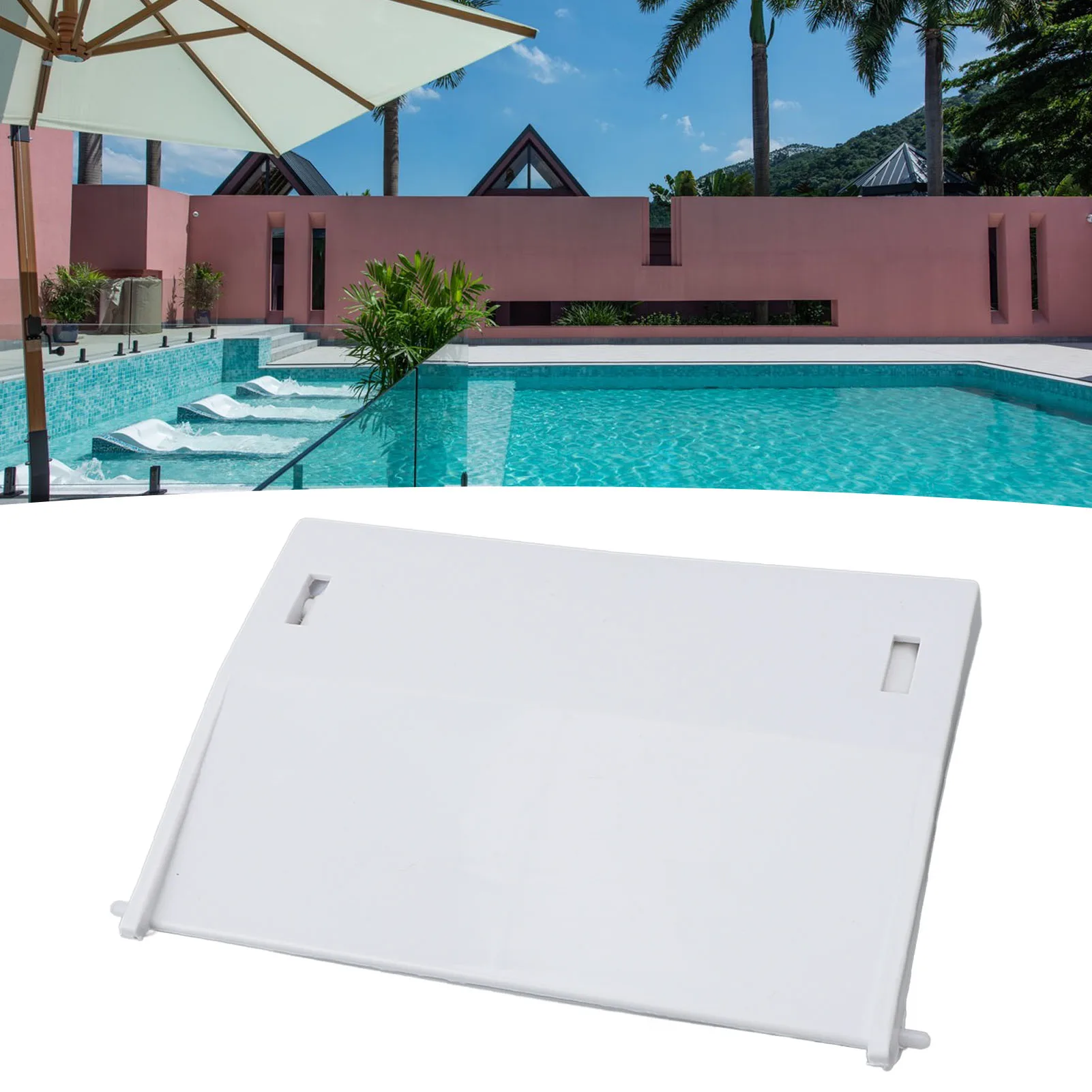 Skimmer Replacement Weir Door Flap Skimmer Weir Door Flap Plastic Swimming Pool Skimmer Gate Weir Baffle Replacement for 1091LX
