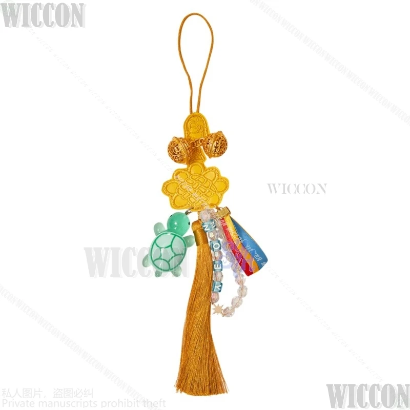 أنيمي شيطان تأثيري زوي الصينية عقدة زي لطيف الدعائم لطيف السلحفاة زوي اسم قلادة جيراي كي الفتيات الدعائم هالوين كوميك كون