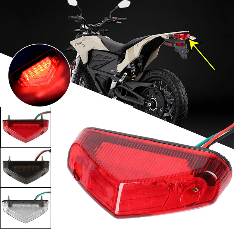 

Universal Motorcycle Tail Light LED 12V Rear Lamp Taillight Motorbike Electric Bike Scooter Brake Stop Lights Moto Accessories