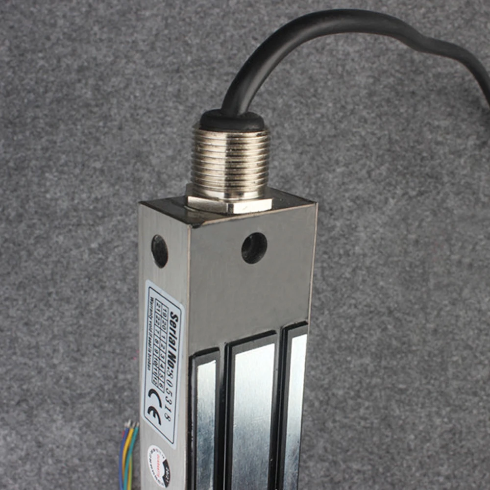 IP67 Waterproof o fechamento magnético elétrico 280KG DC 12V única porta eletromagnética Holding Force Access Control Lock