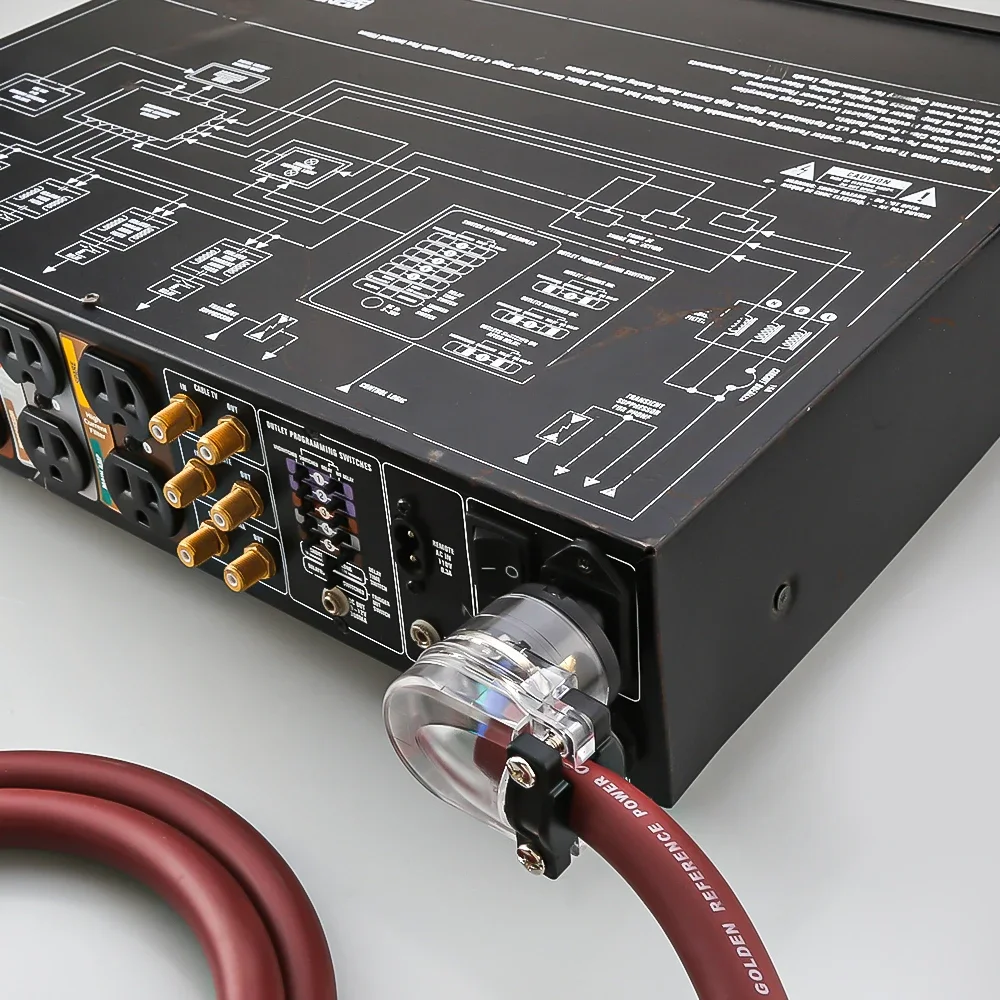 HIFI Cardas golden reference DIY Power Cord 90 Degree Right Angle EU/US Power Plug IEC Female Power Connector Schuko Power Cable