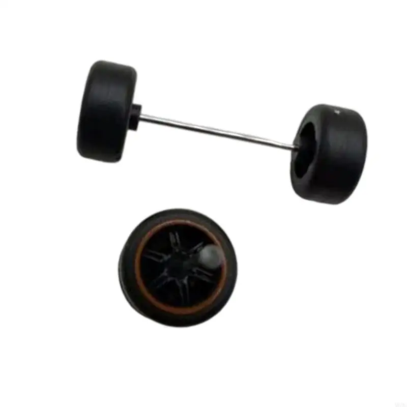 M89C 4Pcs Durable 1/64 Alloy Car And Axles For Truck Customization