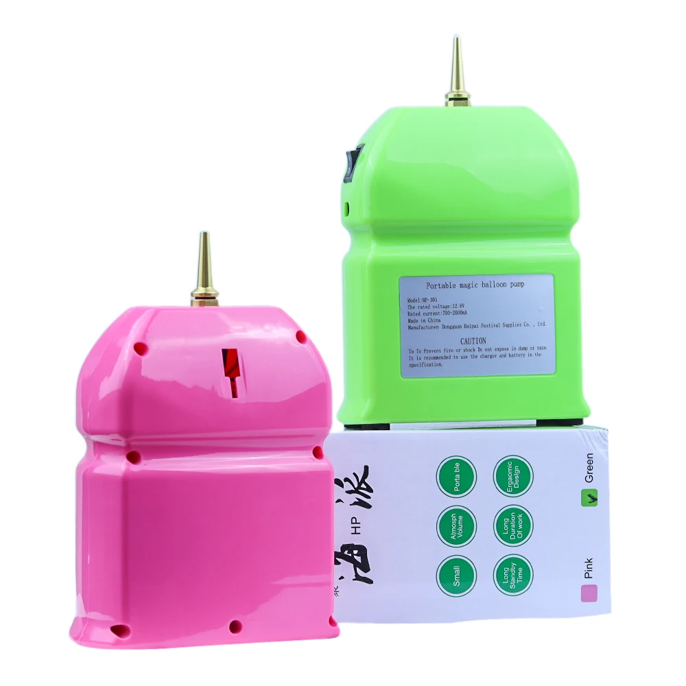 110-240V Portable Electric Magic Balloon Pump Rechargeable Long Balloon Pump Portable Wireless Balloon Pump DD-301