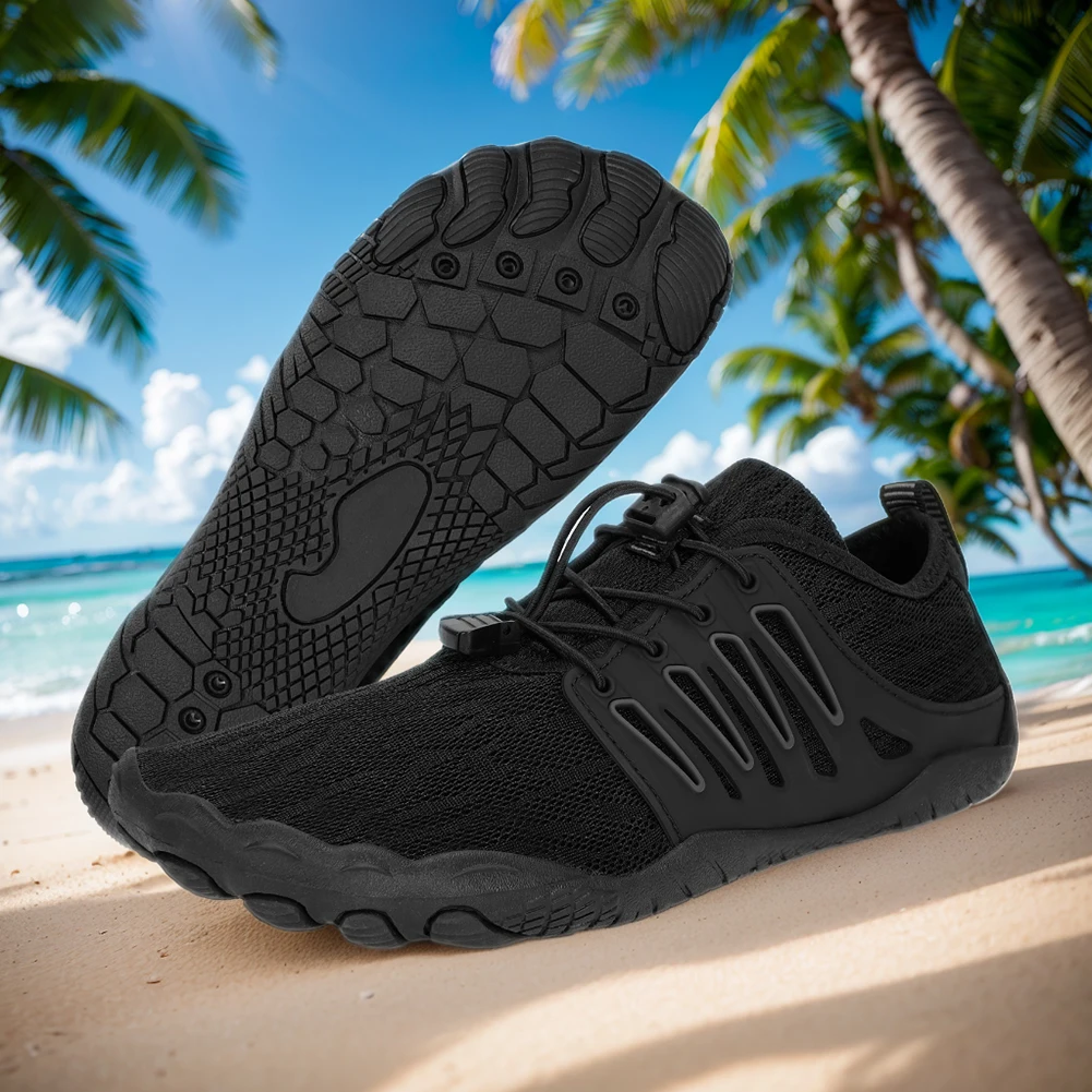 Unisex Water Shoes Lightweight Aqua Shoes Quick Drying Breathable Gym Sneakers Diving Shoes for Boating Fishing Diving Surfing