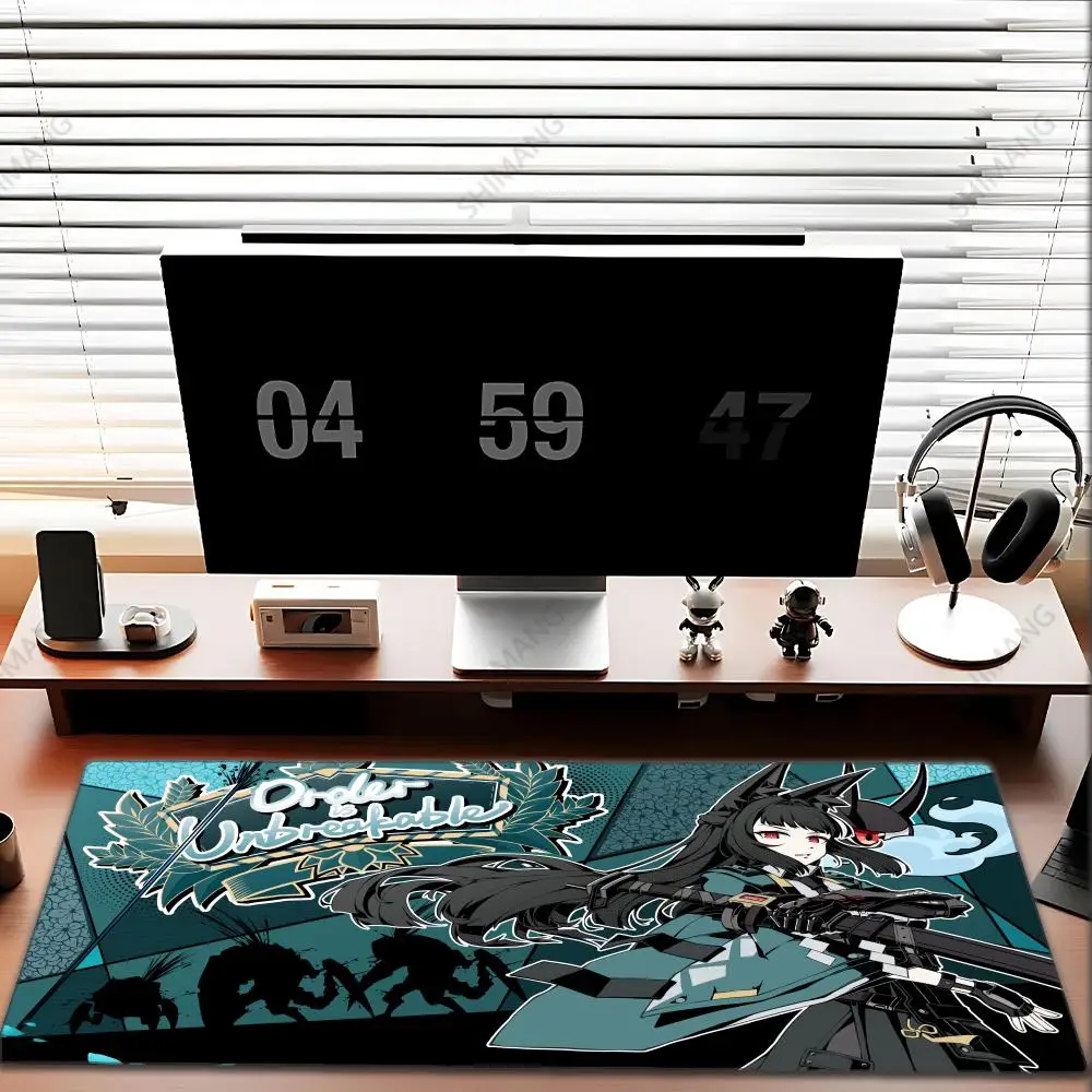 Large Mousepad 900x400 Hoshimi Miyabi Zenless Zone Zero Mouse Pad Keyboard Extended Carpet Gaming Accessories Anime Desk Mat Rug