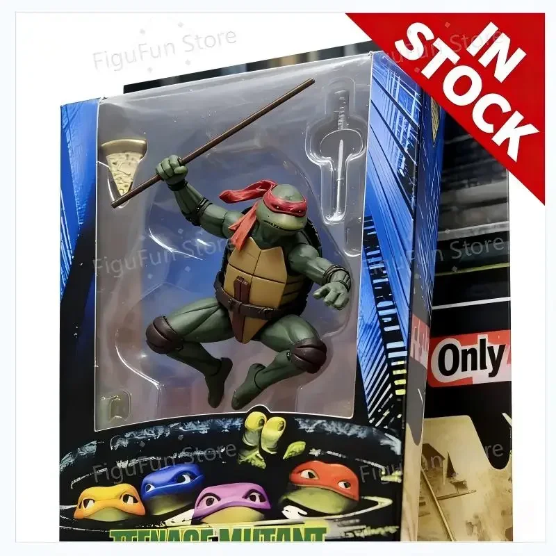 

HOT-NEW Ninja Turtle Anime Figure Neca 1990 Film Version Limited Edition Action Figurine Pvc Statue Room Ornament Birthday Gift