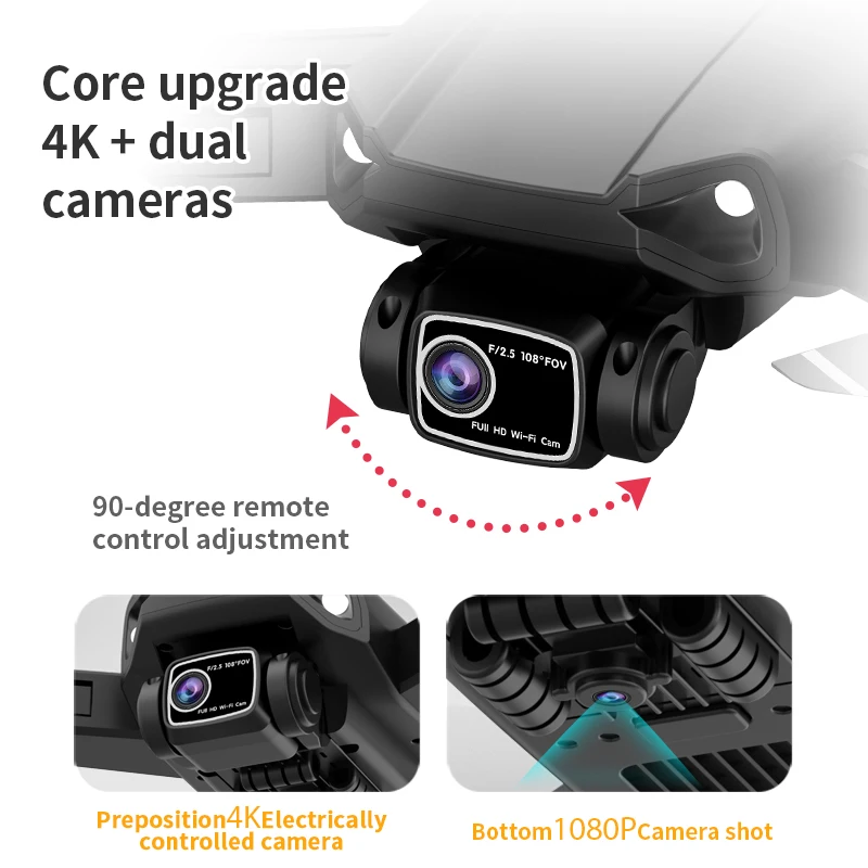 Drone L900 Plus 4K Professional 5G GPS HD Dual Camera Photography Brushless With Screen Remote Control Foldable Quadcopter Toys - view 3