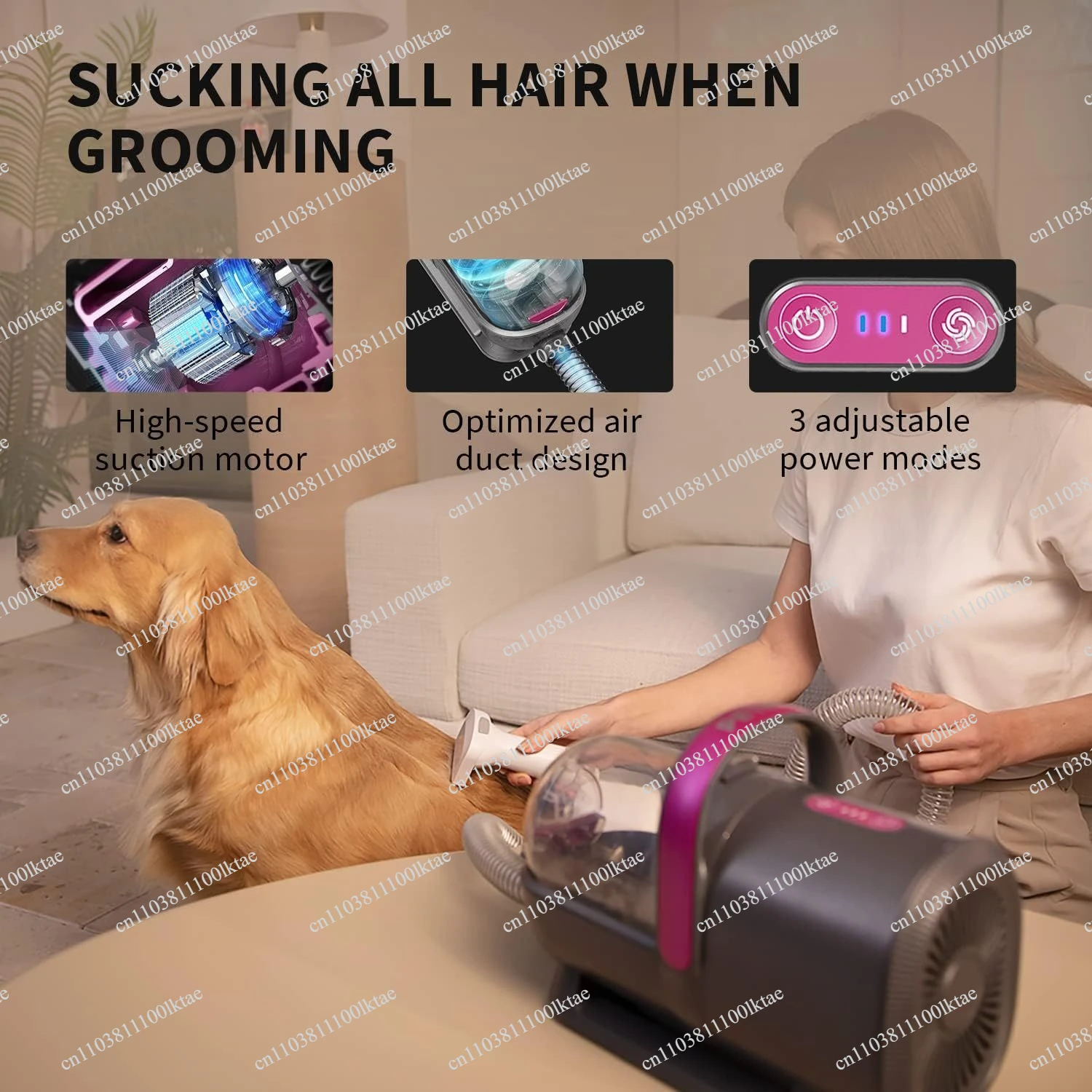 Pet Electric Multifunctional 5-in-1 Dog and Cat Groomer
