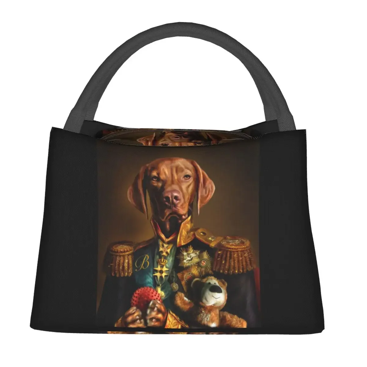 

Bertie The Hungarian Vizsla - Сумки для обеда с портретом собаки, изолированная коробка для бенто, водонепроницаемая сумка для обеда, сумки для пикника, термосумка-холодильник
