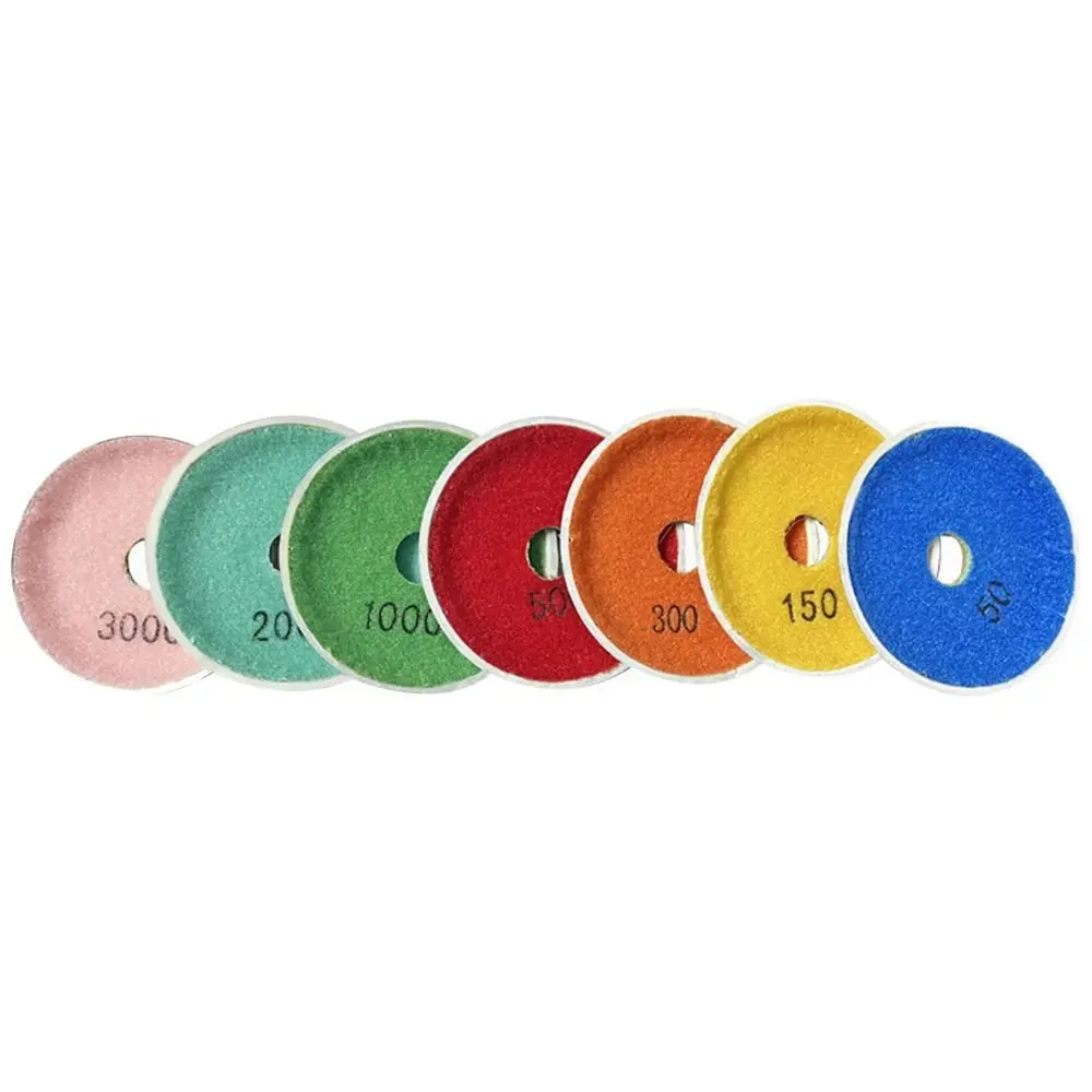 4Inch 100mm Curved Soft Grinding Disc Wet Polishing Wheel Bowl-shaped Diamond Sanding Pad Practical Abrasive Tools Accessories