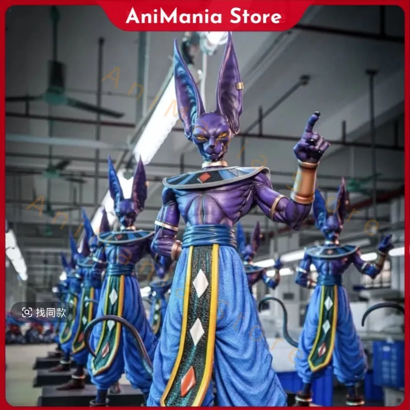 

2025 JT Toys 53cm Dragon Ball Z Anime Figure Beerus Gods of Destruction Figures JT Beerus Statue Collection Model Decor Gift Toy