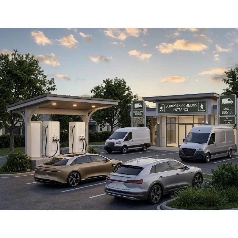 Charger Dual Connectors Ground-Mounted Certified for Electric Vehicle Charging Stations LYH