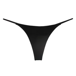 New double thin band sexy girl thong low waist bikini cotton ladies underwear