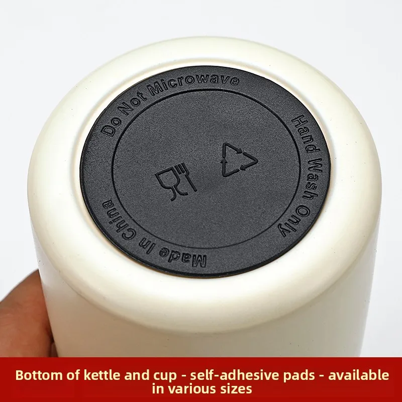 

Самоклеящиеся силиконовые подставки для чашек, противоскользящие накладки на дно чашек, износостойкие круглые накладки для напитков и бутылок с водой