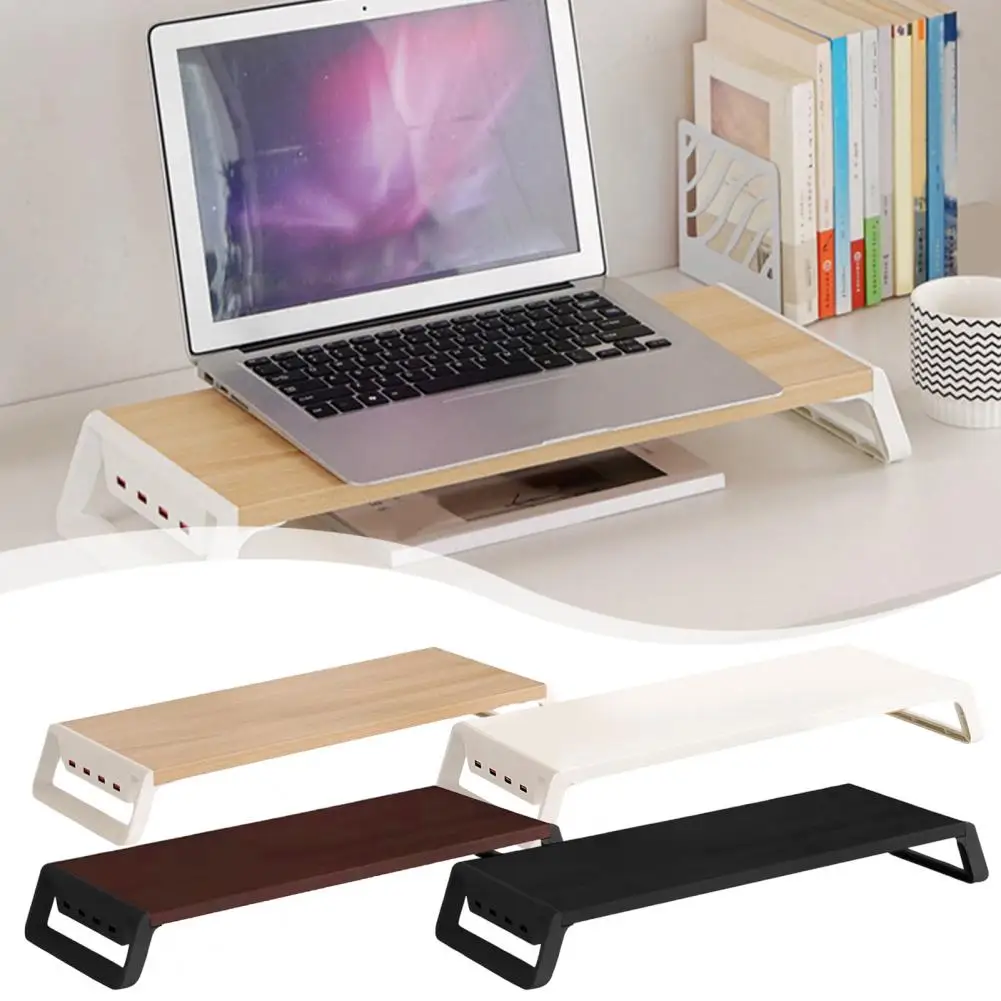 

Стойка для компьютерного монитора, док-станция с USB-расширием, эргономичный дизайн, прочный несущий держатель для настольного ноутбука