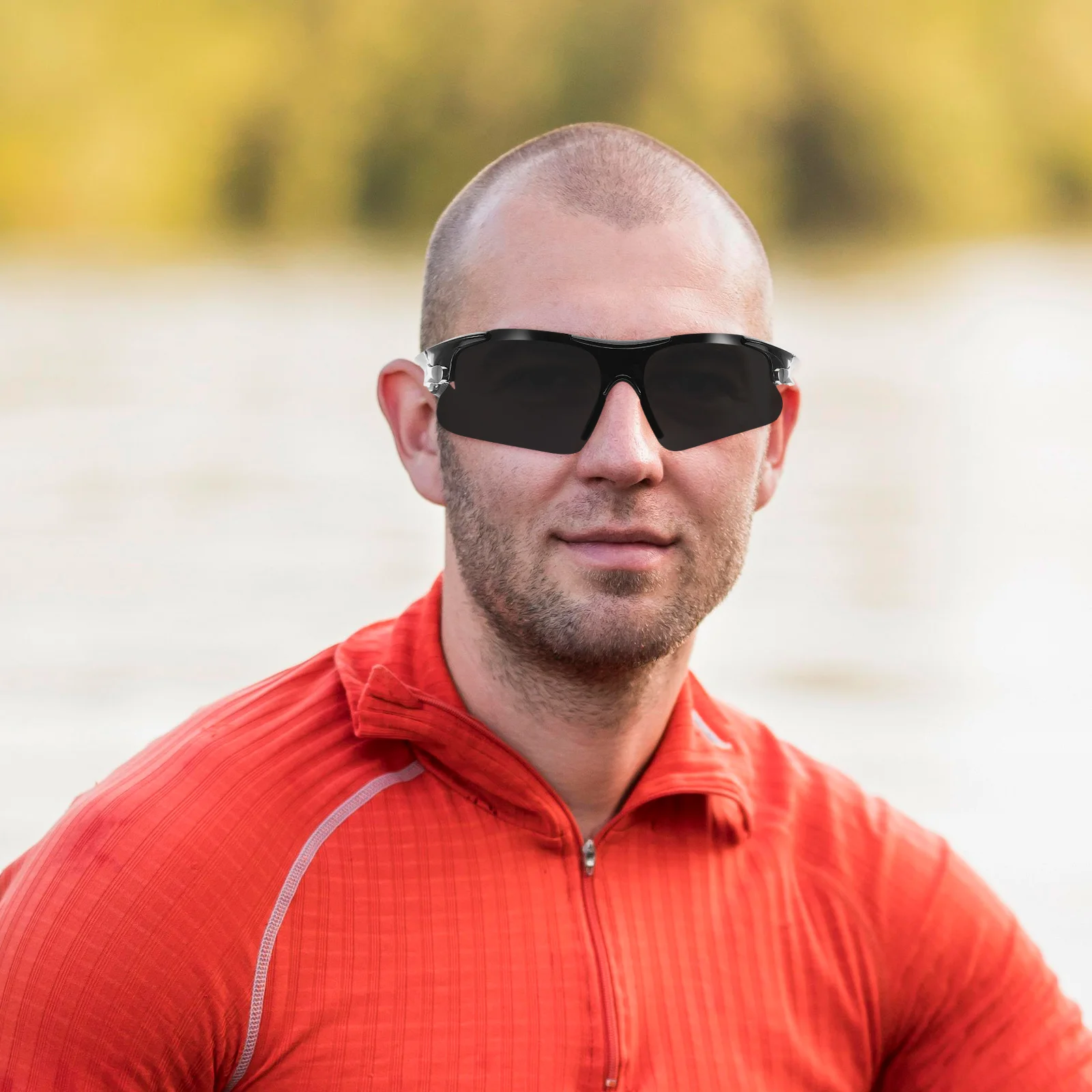 

2pcs Sports Sunglasses for Men Women PC Material Windproof Cycling Outdoor Activities Mountain Bike Accessories Golf