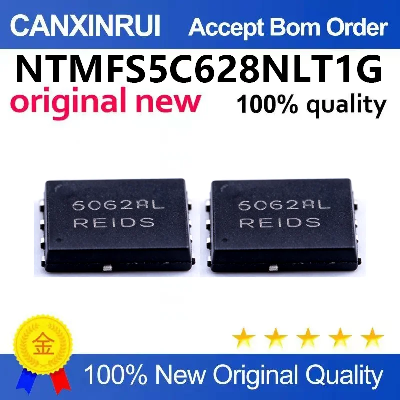 （5pcs-100pcs）Brand new original 5C628L NTMFS5C628NLT1G QFN patch 5x6 140A 60V MOS field-effect transistor