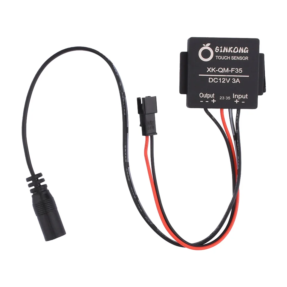 LED Touch Switch For Bathroom Mirror – IP44 Waterproof, Dual Output B3, DC5-24V, Power-Off Memory, Anti-Interference