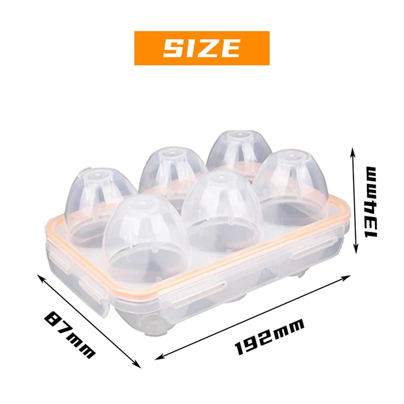 Imagem -06 - Portátil Camping Egg Armazenamento Box Case Shockproof e Leakproof Container Eggs Carrier Holder