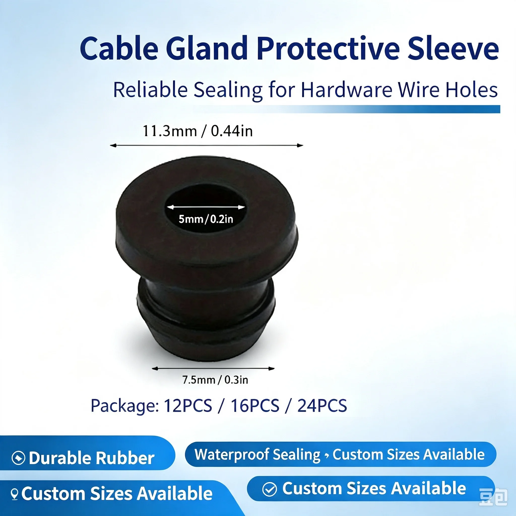 Hardware accessories outlet hole protective cover anti-scratch silicone products silicone ring outlet coil single double hole po
