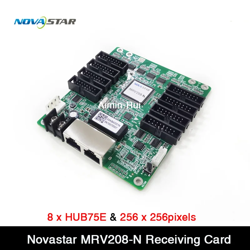 Novastar Receiving Card 8 X HUB75E Compatible with  DH7508-S  MRV208-N MSD300-1 Video Display Card for LED Screen