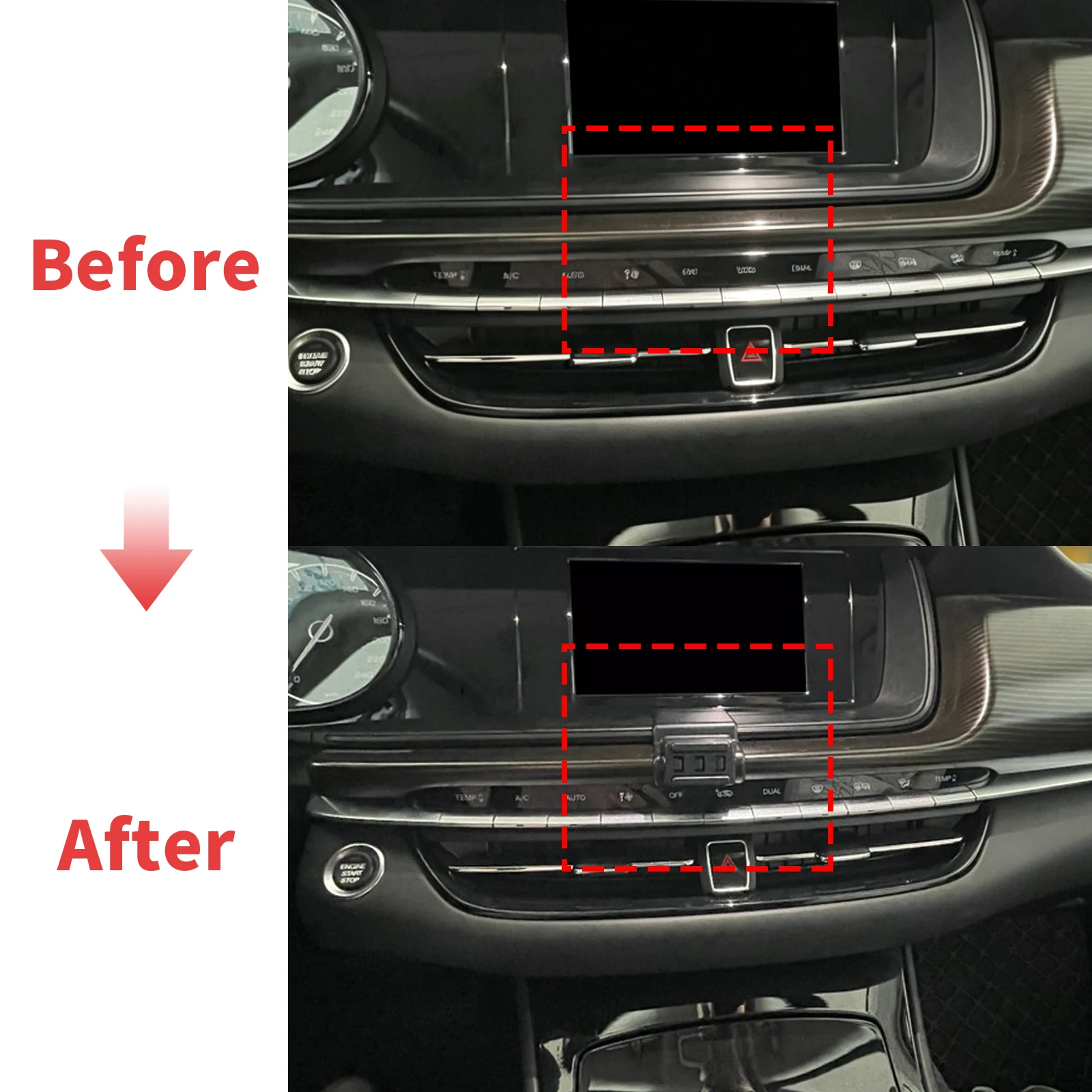 for GAC Trumpchi GA6 2019-2021 2022 2023 2024 RHD LHD Mobile Phone Bracket, Dashboard Mount Simple Installation Car Accessories
