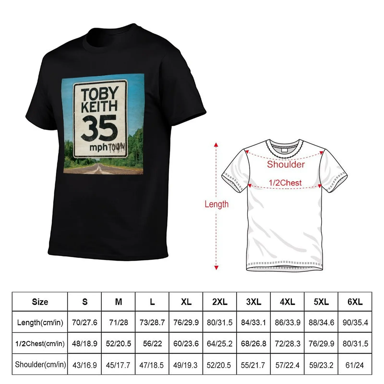 Toby Keith 35 mph town T-Shirt Funny t-shirts anime clothes plain t shirts men