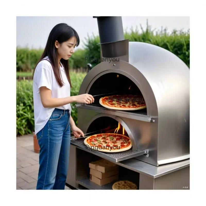 Digital Wood Stove Shawarma Oven 16 Inch 24 Inch Pizza Oven Burner for Outdoor Cooking And Baking