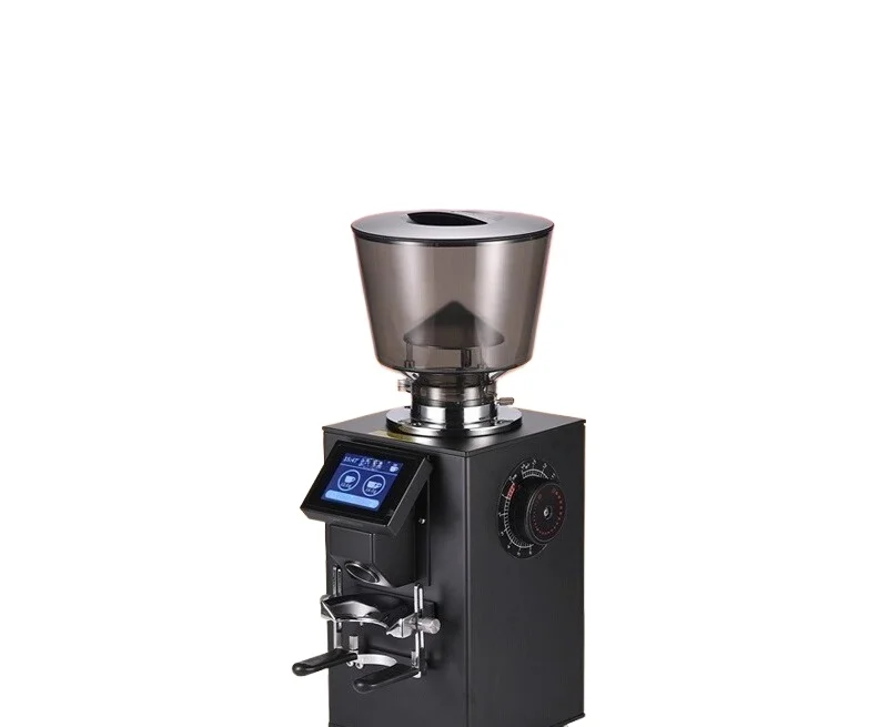 Quantitative Grinder Weighing Edition Italian Hand Punch Electric Belt Scale Coffee Bean Grinder P64S
