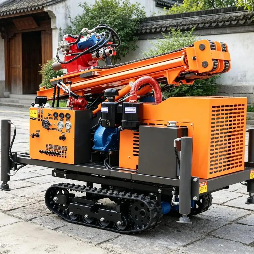 Customized High‑Rating Crawler Full‑Hydraulic Water Well Drilling Rig | Rock Layer Drilling & Water Exploration Equipment